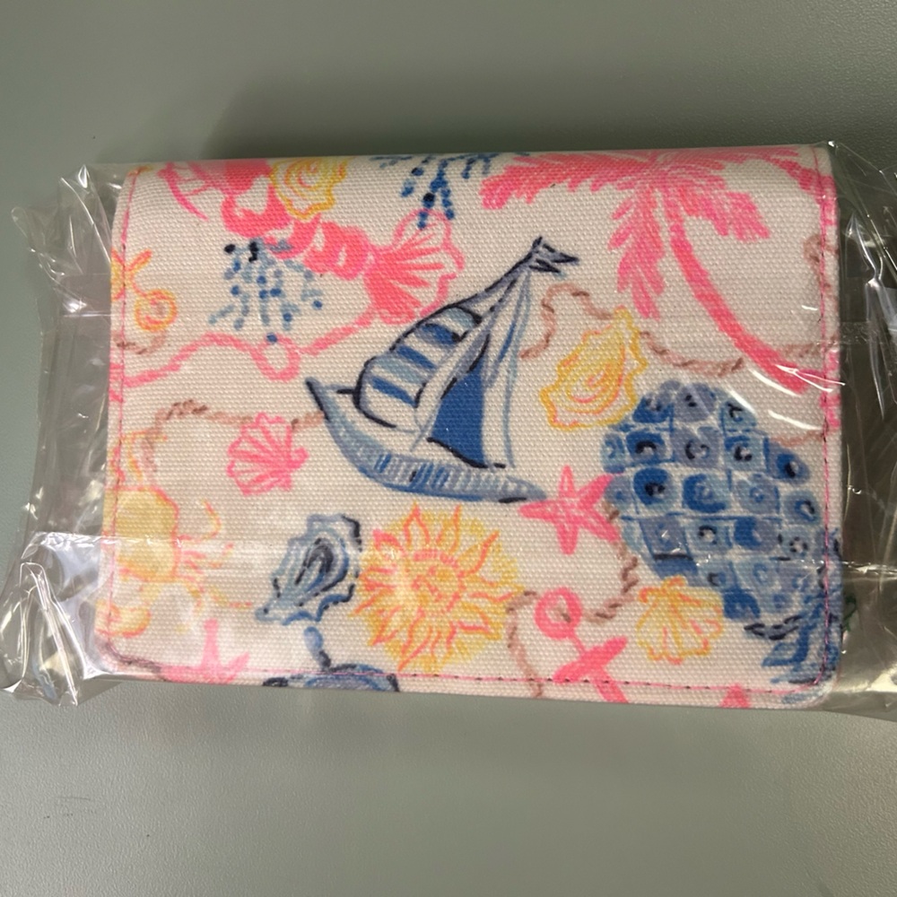 Lilly Pulitzer Card Case with Playing Cards. NWOT - Picture 2 of 8